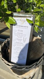Mittagskarte Restaurant Grafengrün 30.06 – 06.07.25