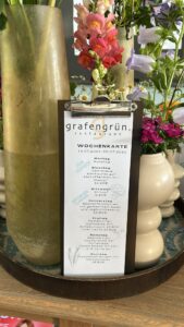 Mittagskarte Restaurant Grafengrün 14.07 – 20.07.25